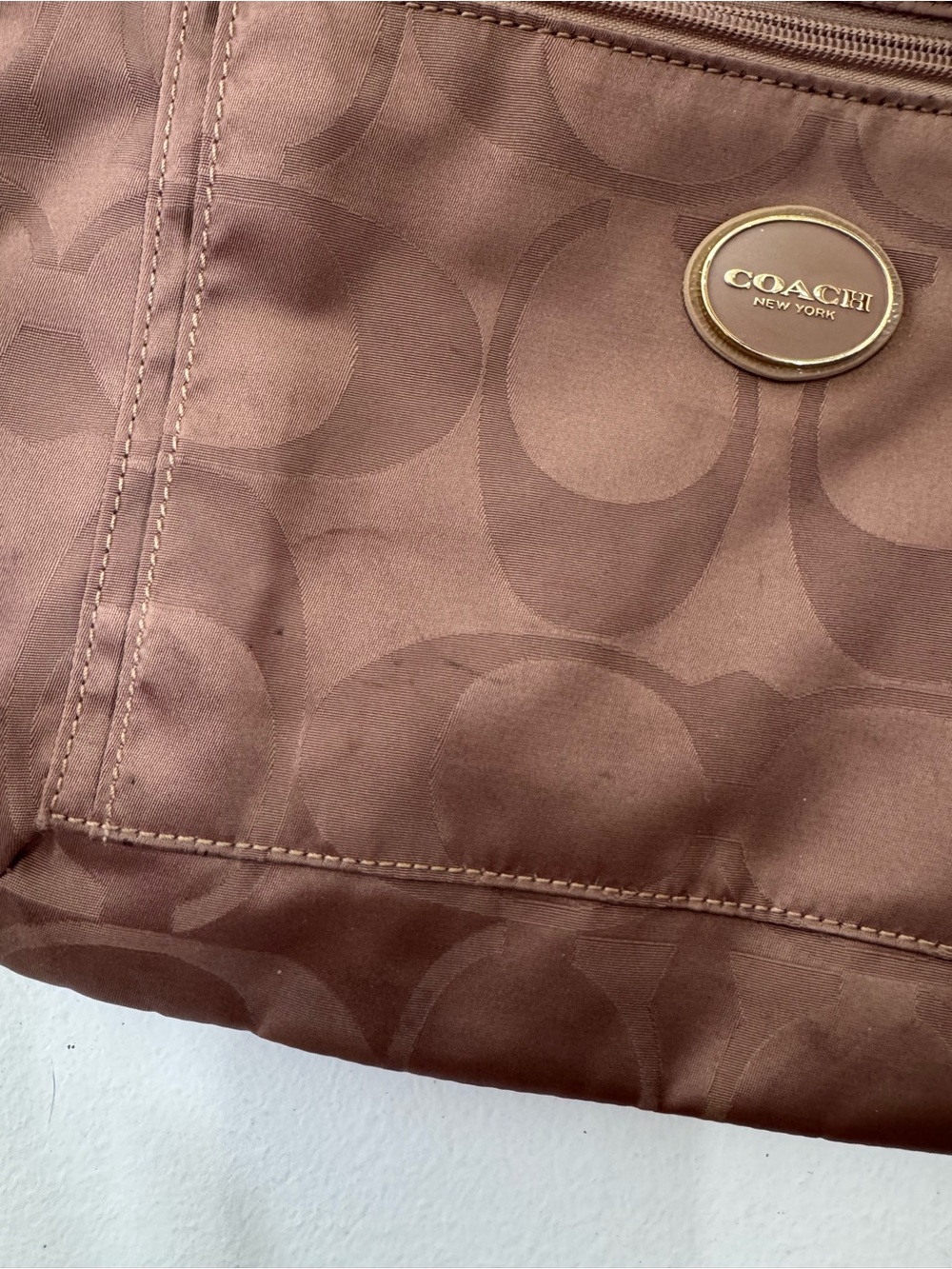 Coach Getaway Urban File Crossbody Bag nylon - Picture 4 of 10